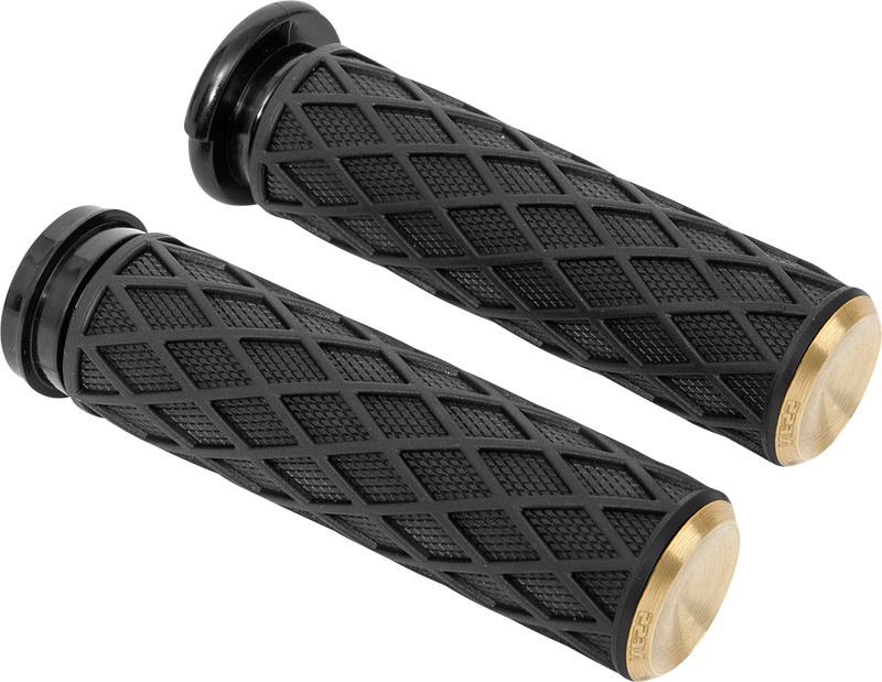 ARLEN NESS DIAMOND GRIPS, BRASS - FLY-BY-WIRE (FBW) - 500-009 - PartsOutlet.com.au