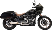 BASSANI XHAUST Road Rage Stainless 2-into-1 Exhaust System - Super Bike Muffler - '18-'22 Softail - 1S78SS - PartsOutlet.com.au