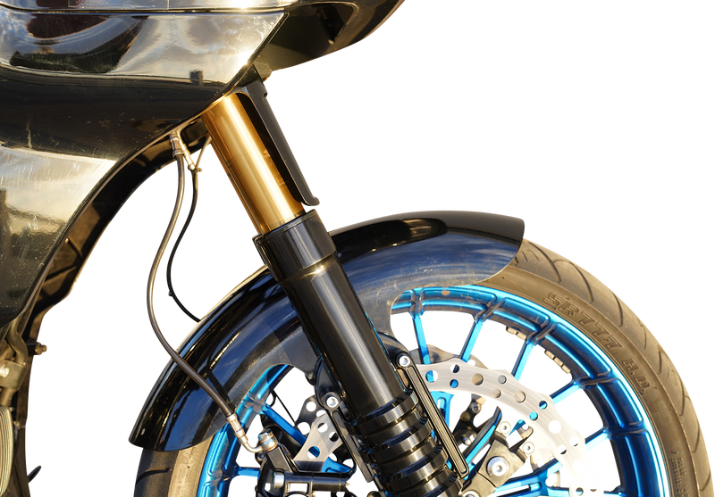 ARLEN NESS GOLD & BLACK 49MM FORK TUBES, FLT '17-'24 - GOLD - FACTORY (22-7/8") - 121-000