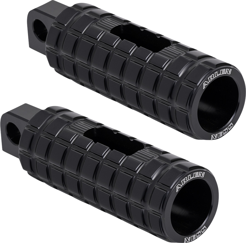 ARLEN NESS SPEEDLINER FOOTPEGS, BLACK - 18-up M8 SOFTAIL PASSENGER - 400-038 - PartsOutlet.com.au