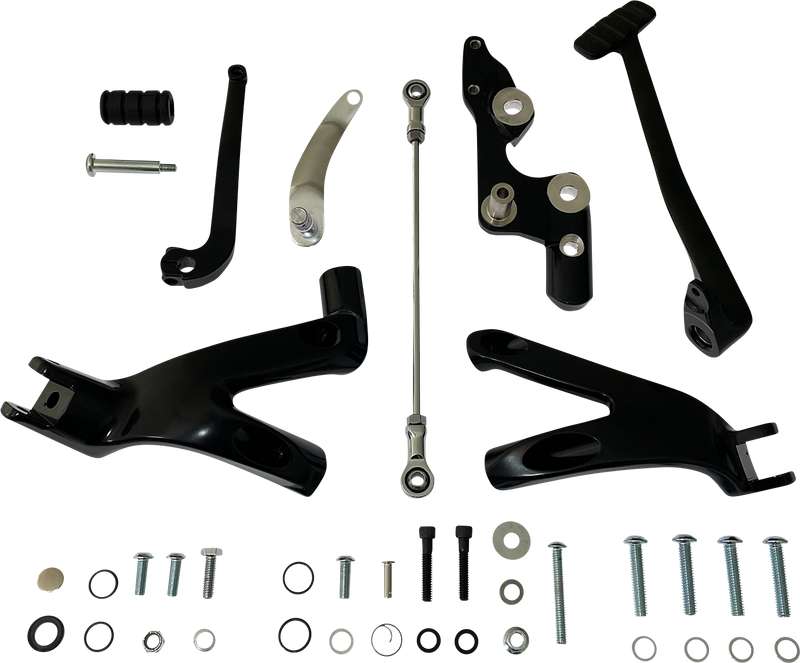 DRAG SPECIALTIES Rider Floorboard Mount - Black - Harley-Davidson 2018-2023 - P17-0436GB - PartsOutlet.com.au