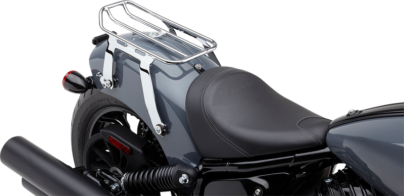 COBRA Solo Luggage Rack - Chrome - 2022 - 2023 Indian Chief - 502-2512 - PartsOutlet.com.au