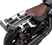 COBRA Solo Luggage Rack - Chrome - Indian Bobber - 2018-2020 - 502-2515 - PartsOutlet.com.au