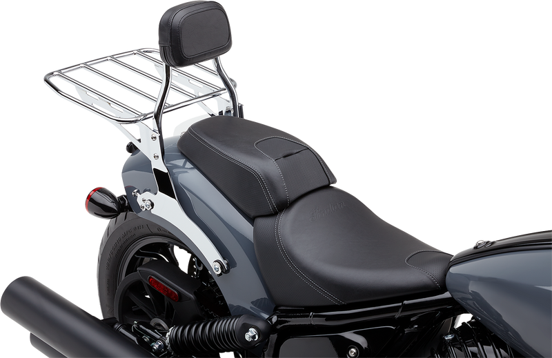 COBRA Detachable Backrest - Mini - Chrome - Indian 2022 Chief 502-2012 - PartsOutlet.com.au