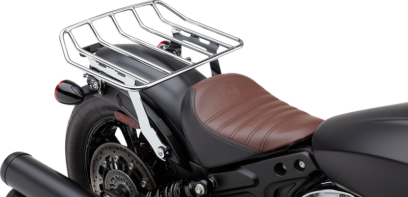 COBRA Detachable Luggage Rack - Indian '18-'22 - Chrome 502-2605 - PartsOutlet.com.au