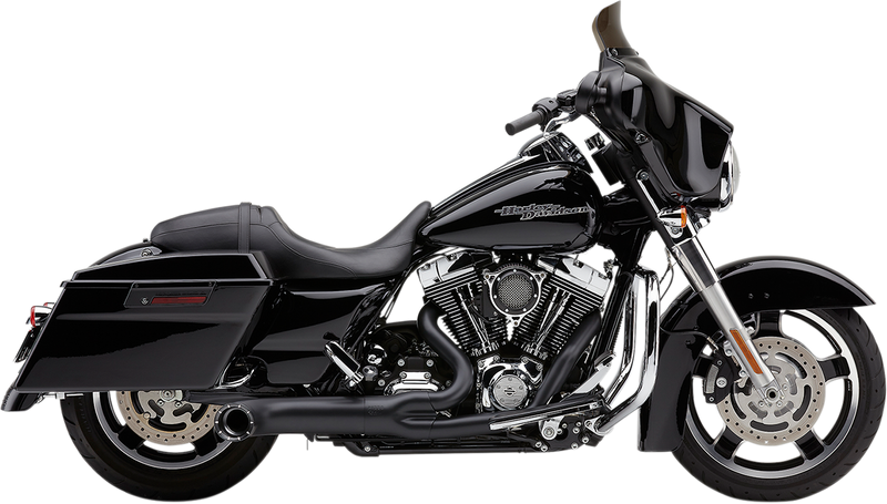 COBRA Turn Out 2-into-1 Exhaust System - '09-'16 FL Black 6270B-1 - PartsOutlet.com.au