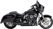 COBRA Turn Out 2-into-1 Exhaust System - '17-'22 FL Black 6271B-1 - PartsOutlet.com.au