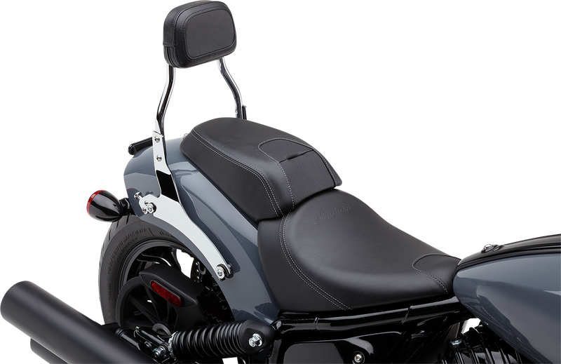 COBRA Detachable Backrest - Mini - Chrome - Indian 2022 Chief 502-2012 - PartsOutlet.com.au