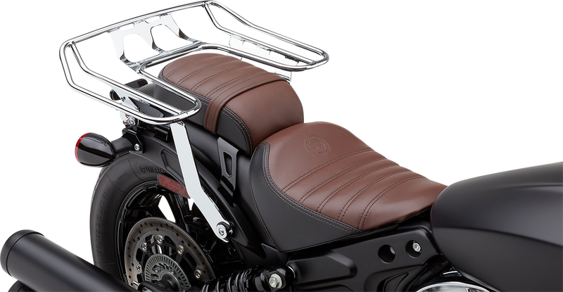 COBRA Detachable Wrap Around Rack - Chrome - Indian Bobber 2018-2020 - 502-2615 - PartsOutlet.com.au
