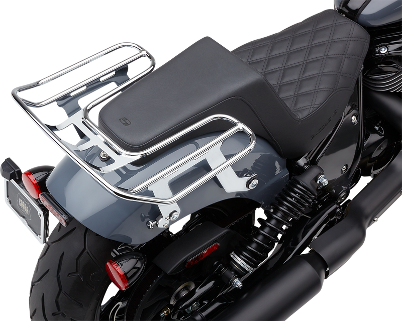 COBRA Detachable Wrap Around Rack - Chrome - Indian Chief 2022 - 2023 - 502-2604 - PartsOutlet.com.au
