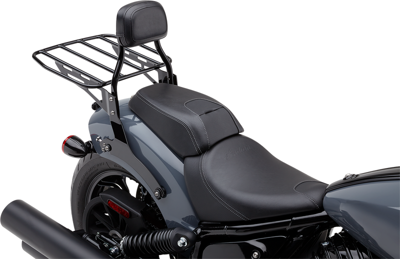 COBRA Detachable Backrest - Mini - Black - Indian 2022+ Chief - 502-2012B - PartsOutlet.com.au