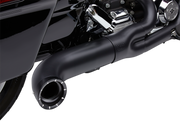 COBRA Turn Out 2-into-1 Exhaust System - '09-'16 FL Black 6270B-1 - PartsOutlet.com.au
