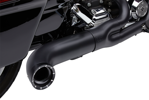 COBRA Turn Out 2-into-1 Exhaust System - '09-'16 FL Black 6270B-1 - PartsOutlet.com.au