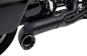 COBRA Turn Out 2-into-1 Exhaust System - '17-'22 FL Black 6271B-1 - PartsOutlet.com.au