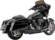 COBRA Turn Out 2-into-1 Exhaust System - '09-'16 FL Black 6270B-1 - PartsOutlet.com.au