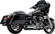 COBRA Turn Out 2-into-1 Exhaust System - '17-'22 FL Chrome 6271-1 - PartsOutlet.com.au
