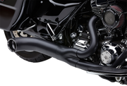 COBRA Turn Out 2-into-1 Exhaust System - '09-'16 FL Black 6270B-1 - PartsOutlet.com.au