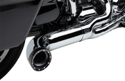 COBRA Turn Out 2-into-1 Exhaust System - '17-'22 FL Chrome 6271-1 - PartsOutlet.com.au
