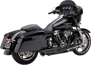 COBRA Turn Out 2-into-1 Exhaust System - '17-'22 FL Black 6271B-1 - PartsOutlet.com.au