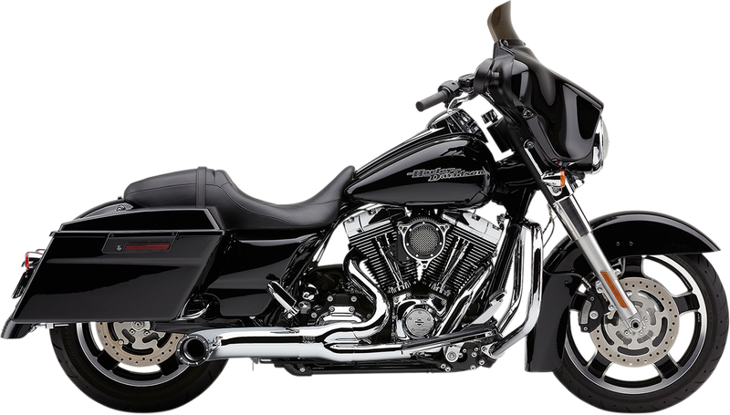 COBRA Turn Out 2-into-1 Exhaust System - '09-'16 FL Chrome 6270-1 - PartsOutlet.com.au