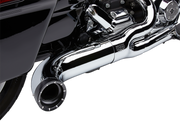 COBRA Turn Out 2-into-1 Exhaust System - '09-'16 FL Chrome 6270-1 - PartsOutlet.com.au