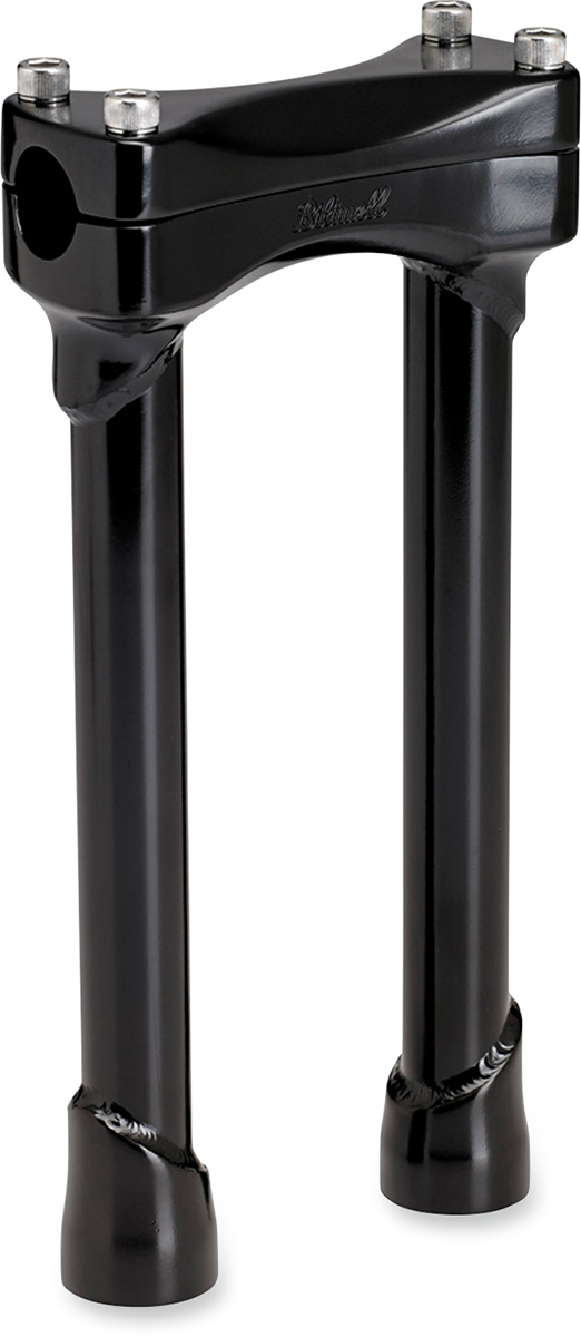 BILTWELL Risers - Murdock - 10" - Black 6403-201-10