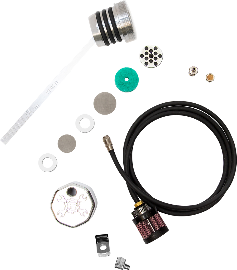 FEULING OIL PUMP CORP. Vented Dipstick - Black - Harley-Davidson 1993-2006 - 3096 - PartsOutlet.com.au