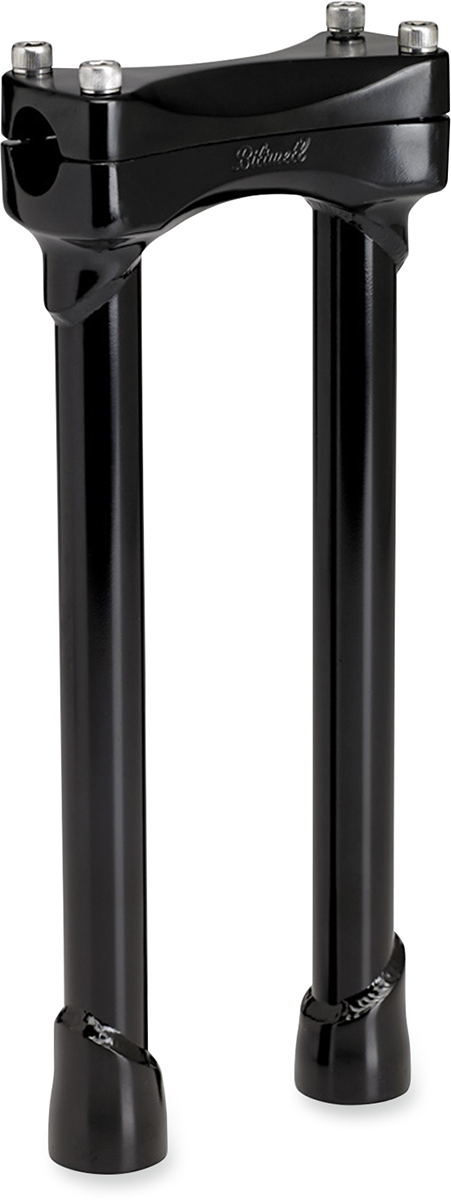 BILTWELL Risers - Murdock - 12" - Black 6403-201-12