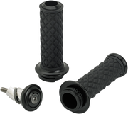 BILTWELL Grips - Alumicore - TBW - Black 6605-201-01 - PartsOutlet.com.au