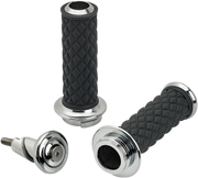 BILTWELL Grips - Alumicore - TBW - Chrome 6605-105-01 - PartsOutlet.com.au