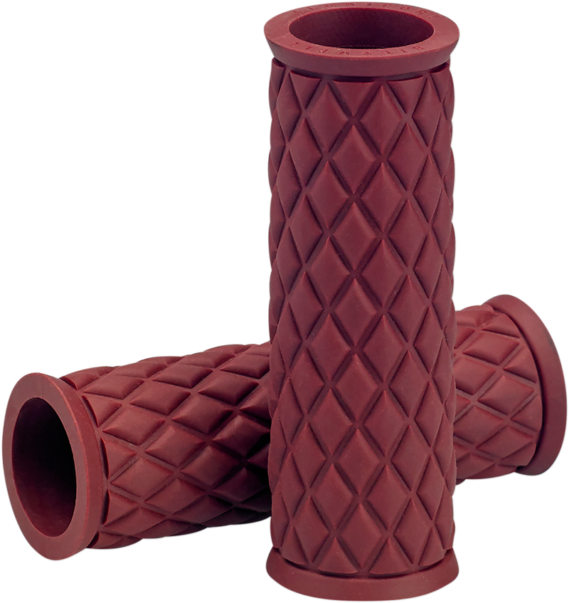 BILTWELL Grips - Alumicore - Replacement - Oxblood 6706-0301 - PartsOutlet.com.au