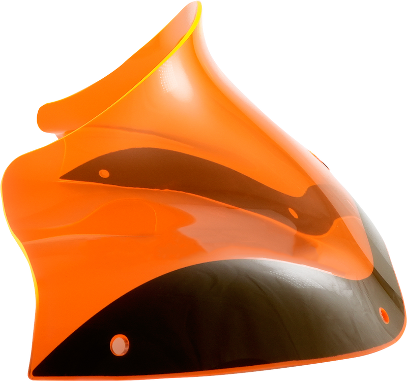 KLOCK WERKS Kolor Flare Windshield - 8" - Orange Ice - FLTR '98-'13 - KWW-01-0623
