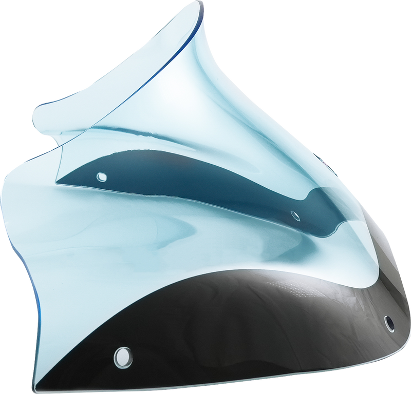 KLOCK WERKS Kolor Flare Windshield - 8" - Blue Ice - FLTR '98-'13 - KWW-01-0627