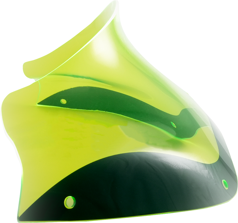 KLOCK WERKS Kolor Flare Windshield - 8" - Green Ice - FLTR '98-'13 - KWW-01-0626