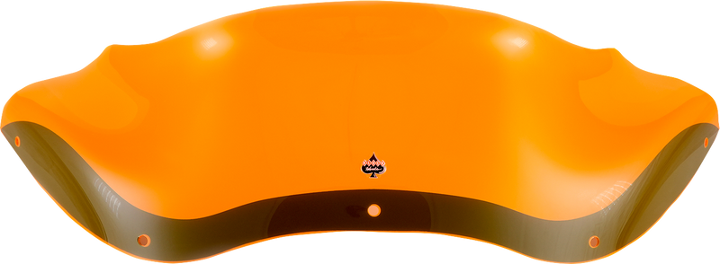 KLOCK WERKS Kolor Flare Windshield - 8" - Orange Ice - FLTR '98-'13 - KWW-01-0623
