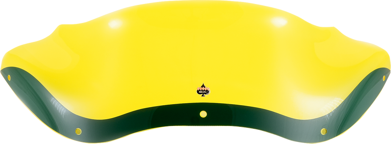 KLOCK WERKS Kolor Flare Windshield - 8" - Yellow Ice - FLTR '98-'13 - KWW-01-0624