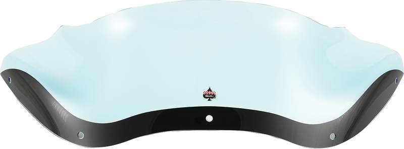KLOCK WERKS Kolor Flare Windshield - 8" - Blue Ice - FLTR '98-'13 - KWW-01-0627