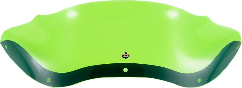 KLOCK WERKS Kolor Flare Windshield - 8" - Green Ice - FLTR '98-'13 - KWW-01-0626