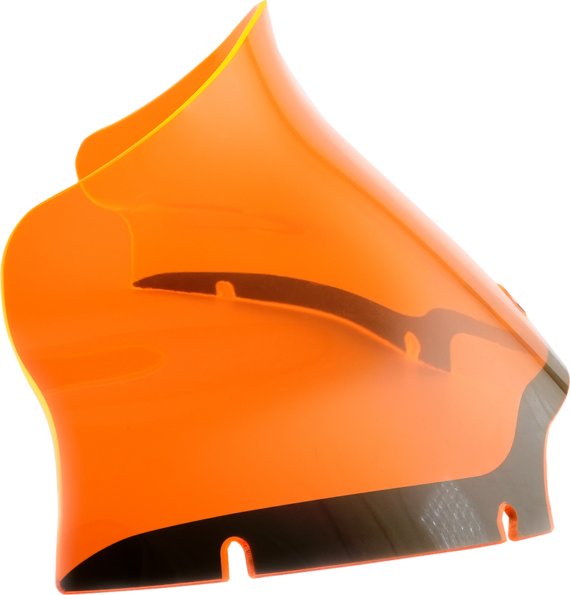 KLOCK WERKS Kolor Flare Windshield - 9" - Orange Ice - FLTR '15-'25 - KWW-01-0633
