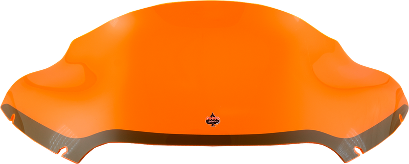 KLOCK WERKS Kolor Flare Windshield - 9" - Orange Ice - FLTR '15-'25 - KWW-01-0633