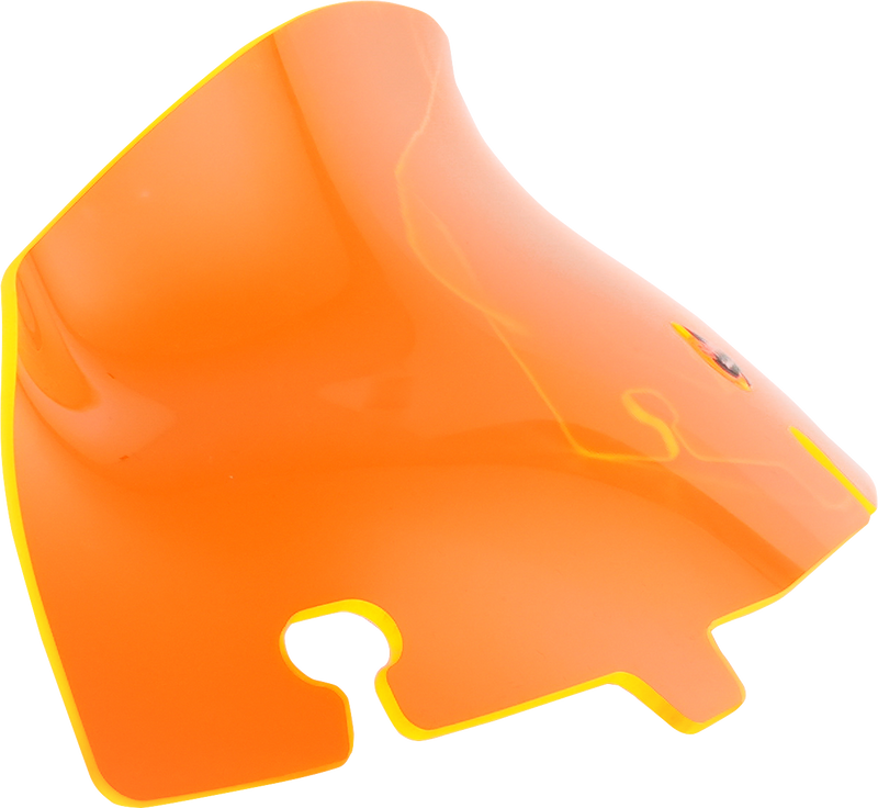 KLOCK WERKS Kolor Flare Windshield - 4" - Orange Ice - FLH '14-'25 - KWW-01-0648