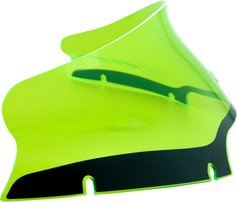 KLOCK WERKS Kolor Flare Windshield - 6" - Green Ice - FLTR '15-'25 - KWW-01-0631