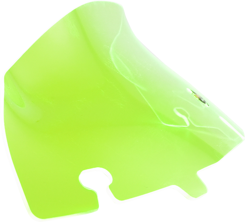 KLOCK WERKS Kolor Flare Windshield - 4" - Green Ice - FLH '14-'25 - KWW-01-0651