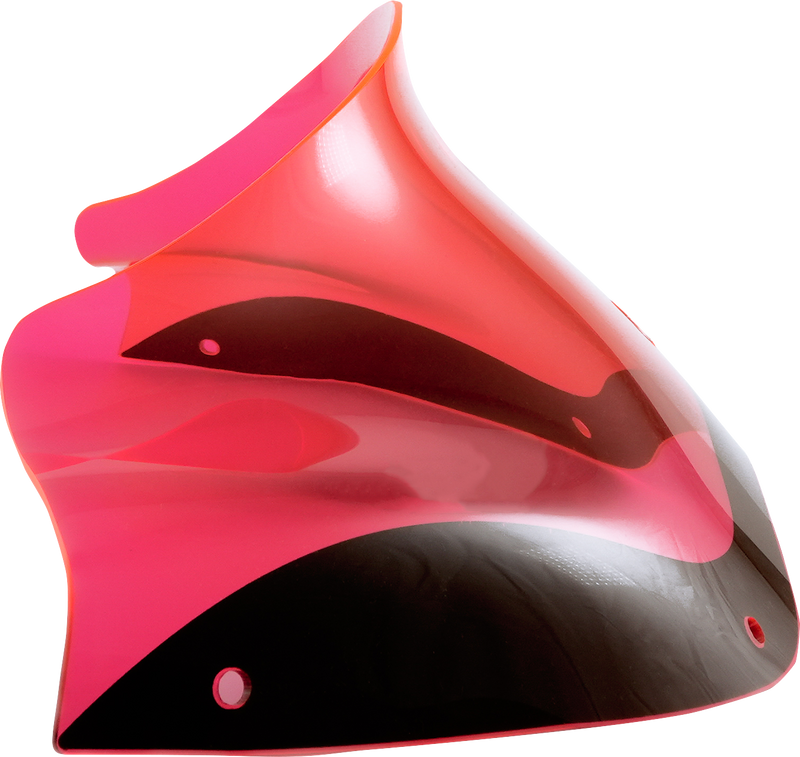 KLOCK WERKS Kolor Flare Windshield - 8" - Pink Ice - FLTR '98-'13 - KWW-01-0625