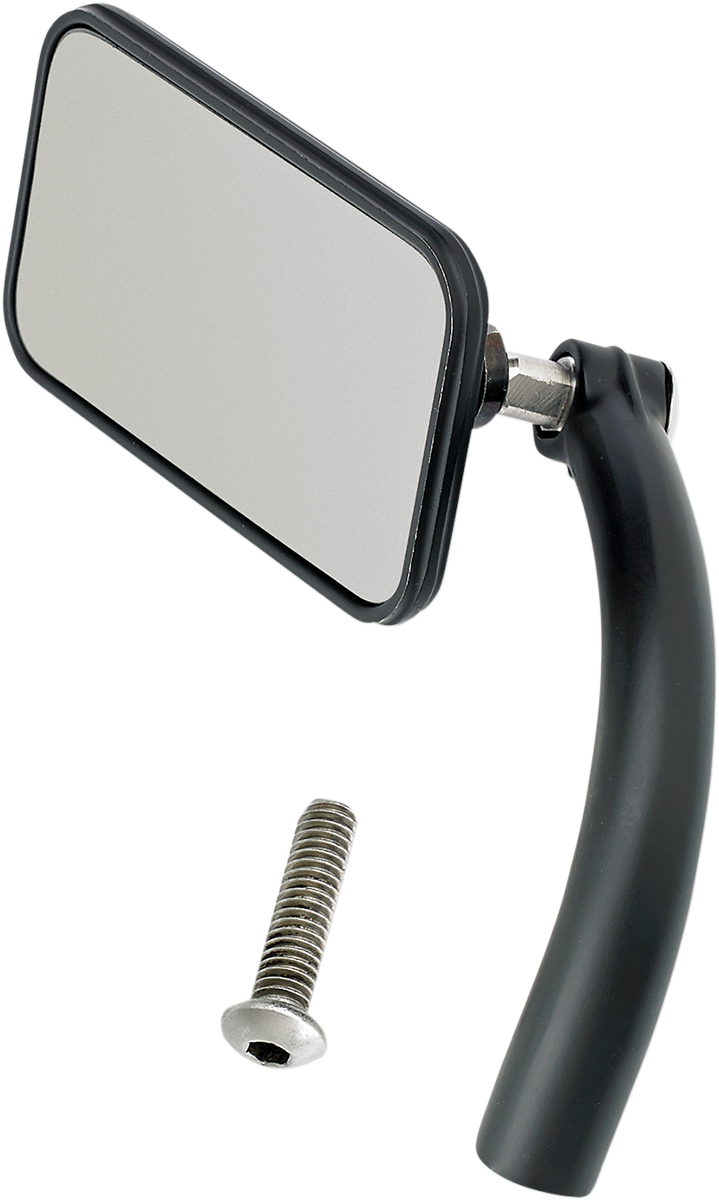 BILTWELL Rectangular Mirror - Black - Single - 6502-100-101 - PartsOutlet.com.au