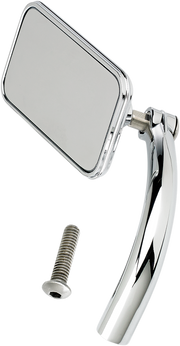 BILTWELL Rectangular Mirror - Chrome - Single - 6502-100-501 - PartsOutlet.com.au