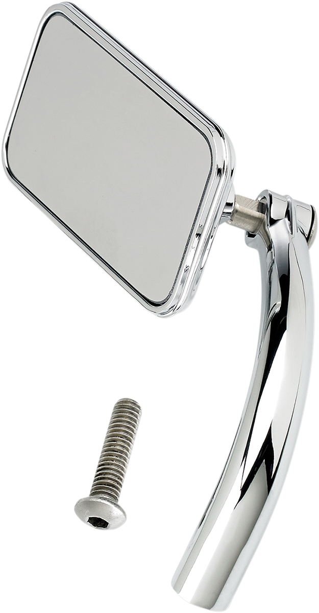 BILTWELL Rectangular Mirror - Chrome - Single - 6502-100-501 - PartsOutlet.com.au
