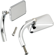 BILTWELL Rectangular Mirrors - Chrome - Pair - 6502-200-502 - PartsOutlet.com.au