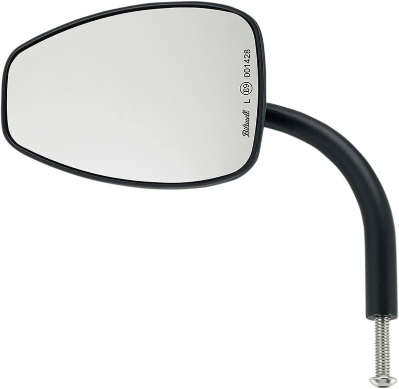 BILTWELL Mirror - Tear Drop - Black - Single - 6504-400-131 - PartsOutlet.com.au