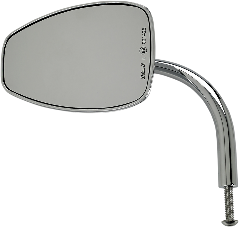 BILTWELL Mirror - Tear Drop - Chrome - Single - 6504-400-531 - PartsOutlet.com.au